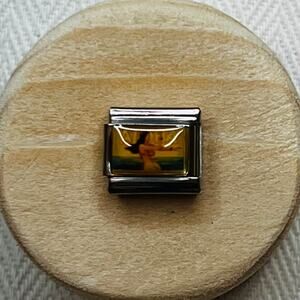 Hula Dancer Italian Charm Bracelet Link